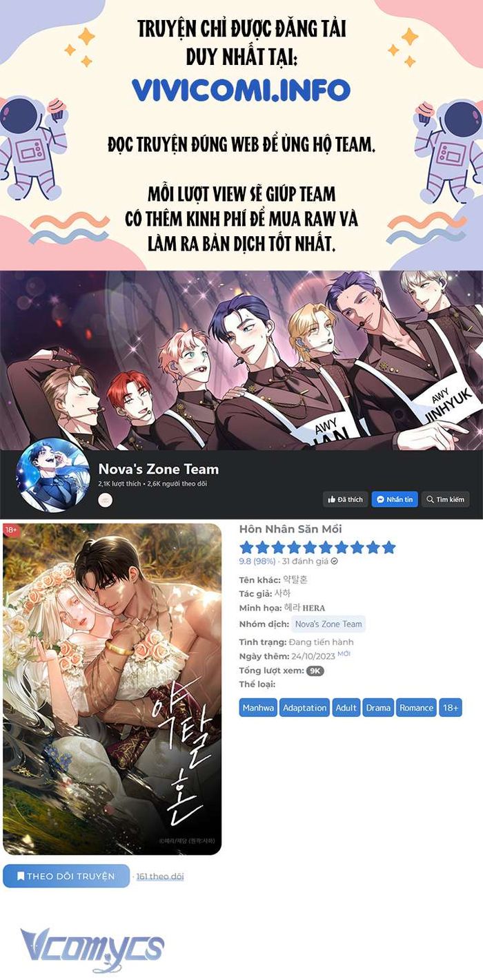 [18+] Hôn Nhân Săn Mồi - Chap 26 Ảnh 1
