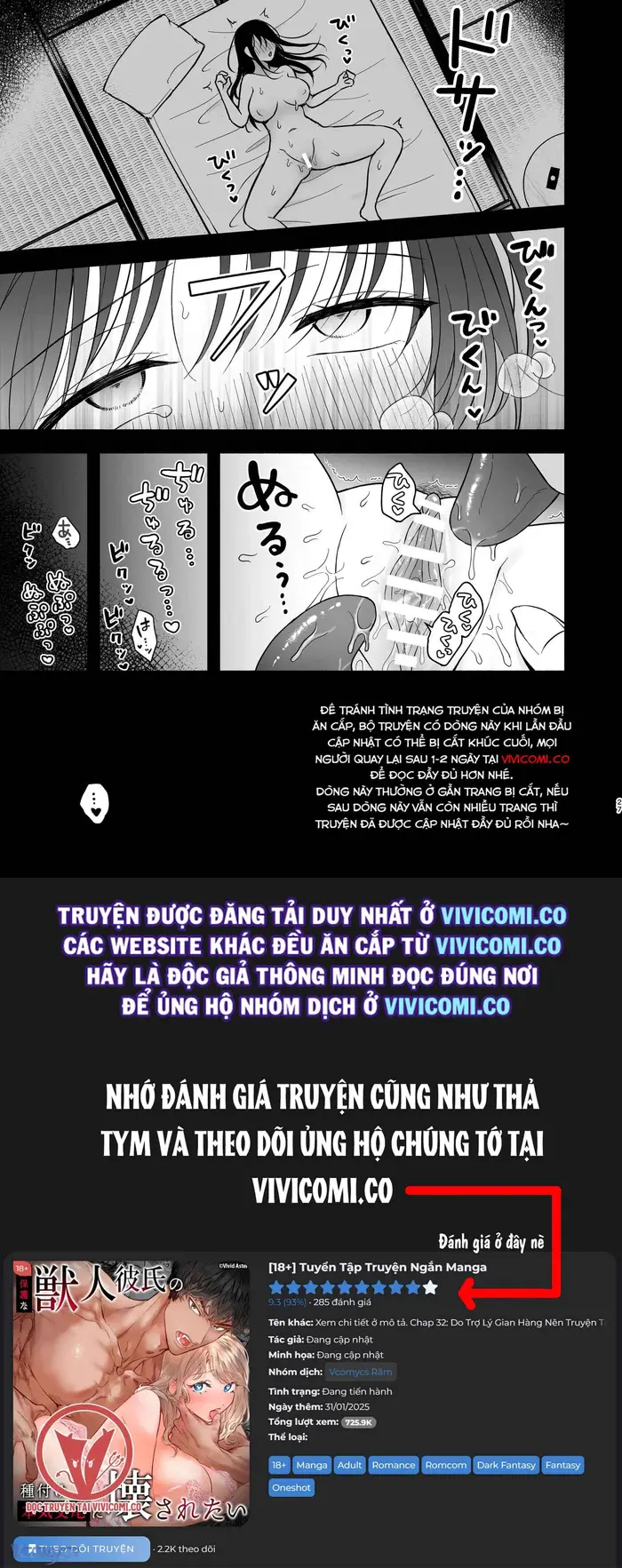 [18+] Tuyển Tập Truyện Ngắn Manga - Chap 35 Ảnh 30