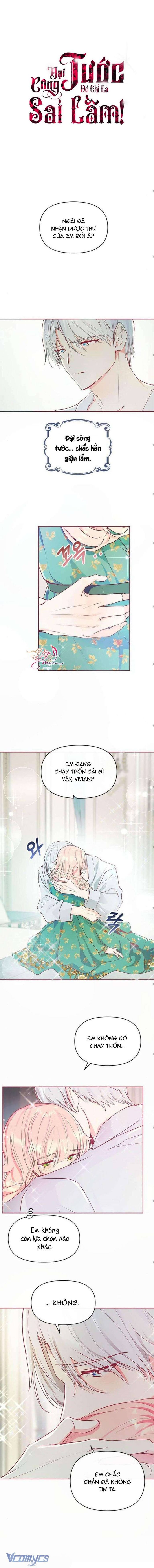 Đại Công Tước, Đó Chỉ Là Sai Lầm! - Chap 14 Ảnh 2