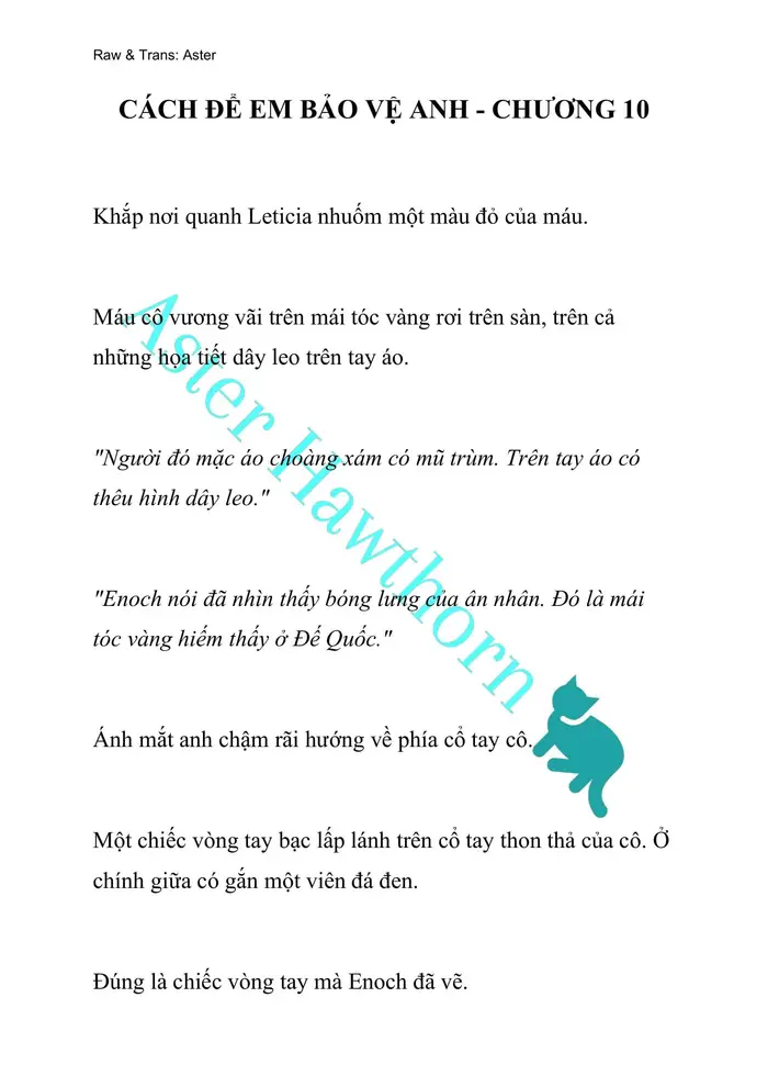 [NOVEL] Cách Để Em Bảo Vệ Anh - Chap 10 Ảnh 1