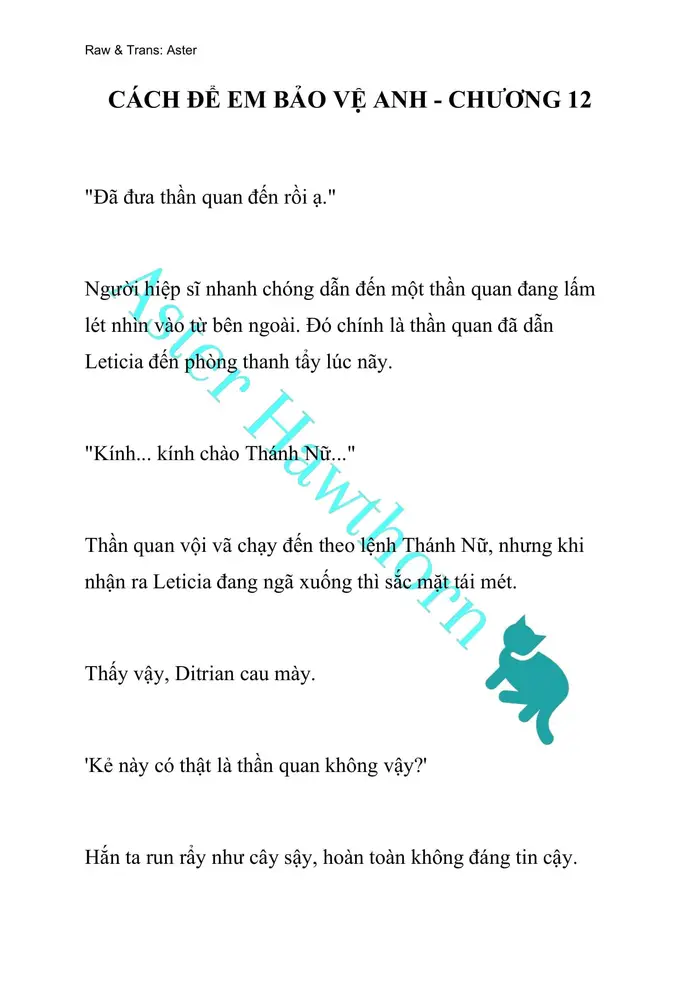 [NOVEL] Cách Để Em Bảo Vệ Anh - Chap 12 Ảnh 1