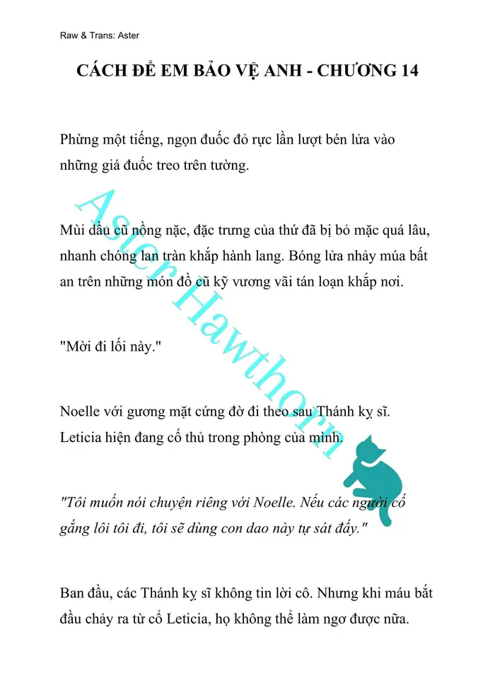 [NOVEL] Cách Để Em Bảo Vệ Anh - Chap 14 Ảnh 1