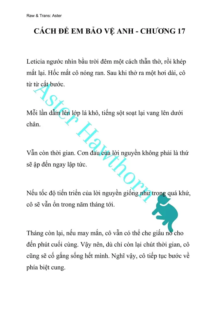 [NOVEL] Cách Để Em Bảo Vệ Anh - Chap 17 Ảnh 1
