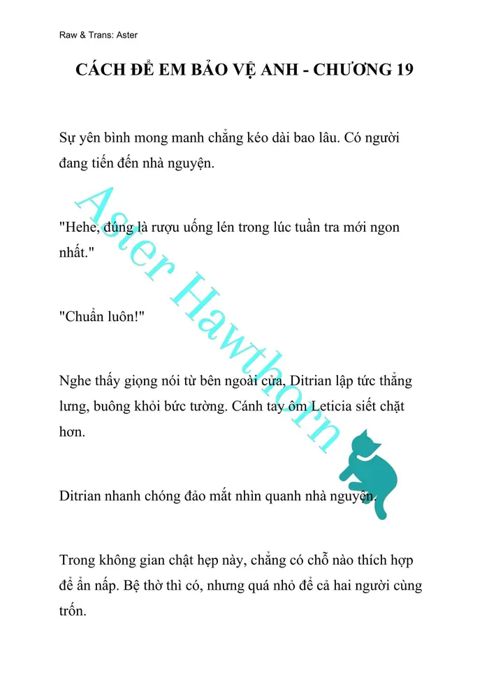 [NOVEL] Cách Để Em Bảo Vệ Anh - Chap 19 Ảnh 1