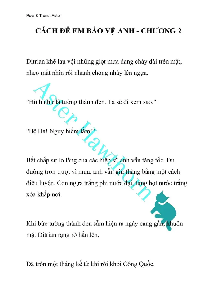 [NOVEL] Cách Để Em Bảo Vệ Anh - Chap 2 Ảnh 1