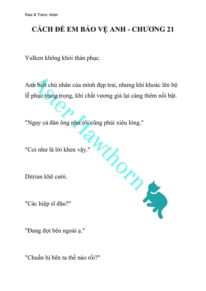 [NOVEL] Cách Để Em Bảo Vệ Anh - Chap 21 Ảnh 1
