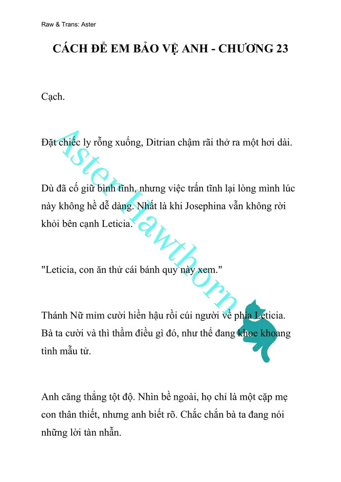 [NOVEL] Cách Để Em Bảo Vệ Anh - Chap 23 Ảnh 1