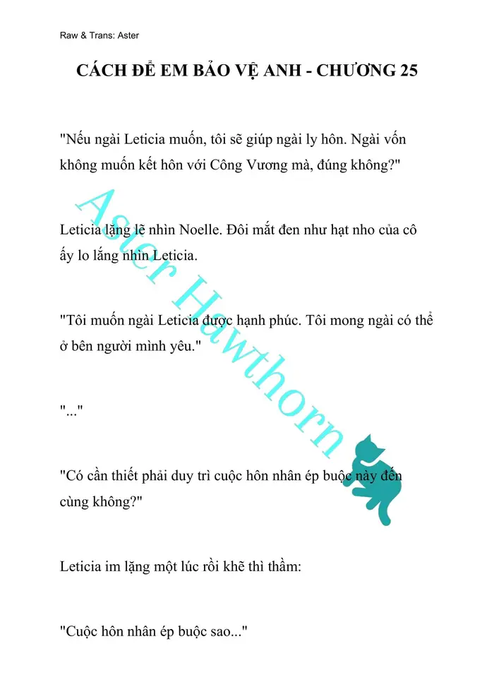 [NOVEL] Cách Để Em Bảo Vệ Anh - Chap 25 Ảnh 1