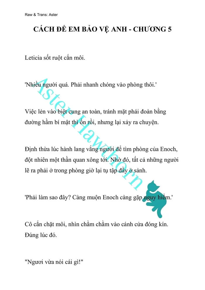 [NOVEL] Cách Để Em Bảo Vệ Anh - Chap 5 Ảnh 1