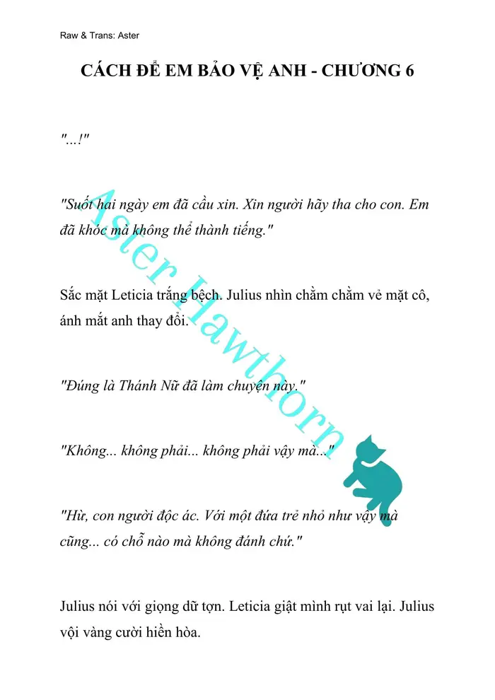 [NOVEL] Cách Để Em Bảo Vệ Anh - Chap 6 Ảnh 1