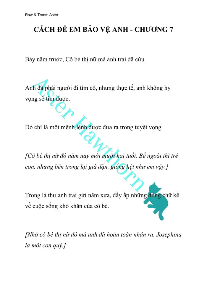 [NOVEL] Cách Để Em Bảo Vệ Anh - Chap 7 Ảnh 1