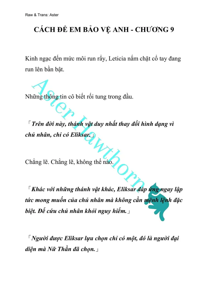[NOVEL] Cách Để Em Bảo Vệ Anh - Chap 9 Ảnh 1