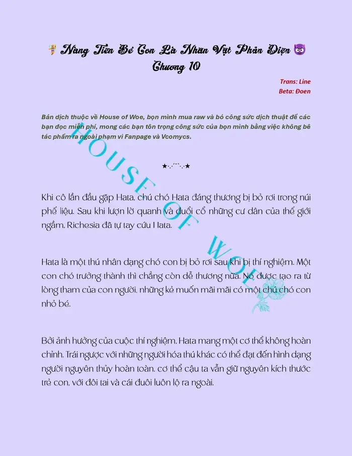 [NOVEL] NÀNG TIÊN BÉ CON LÀ NHÂN VẬT PHẢN DIỆN - Chap 10 Ảnh 2