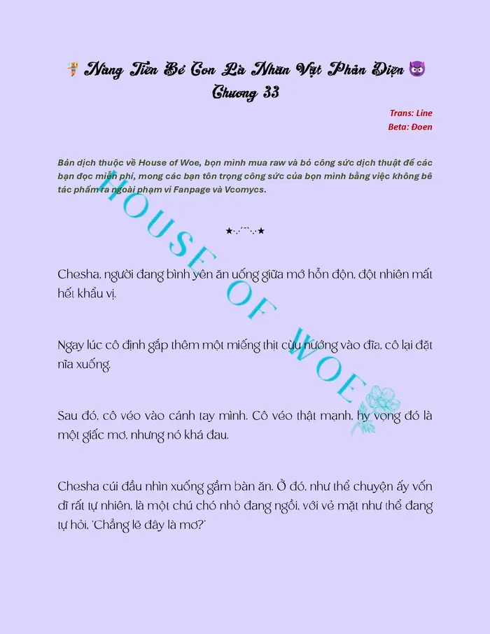 [NOVEL] NÀNG TIÊN BÉ CON LÀ NHÂN VẬT PHẢN DIỆN - Chap 33 Ảnh 2