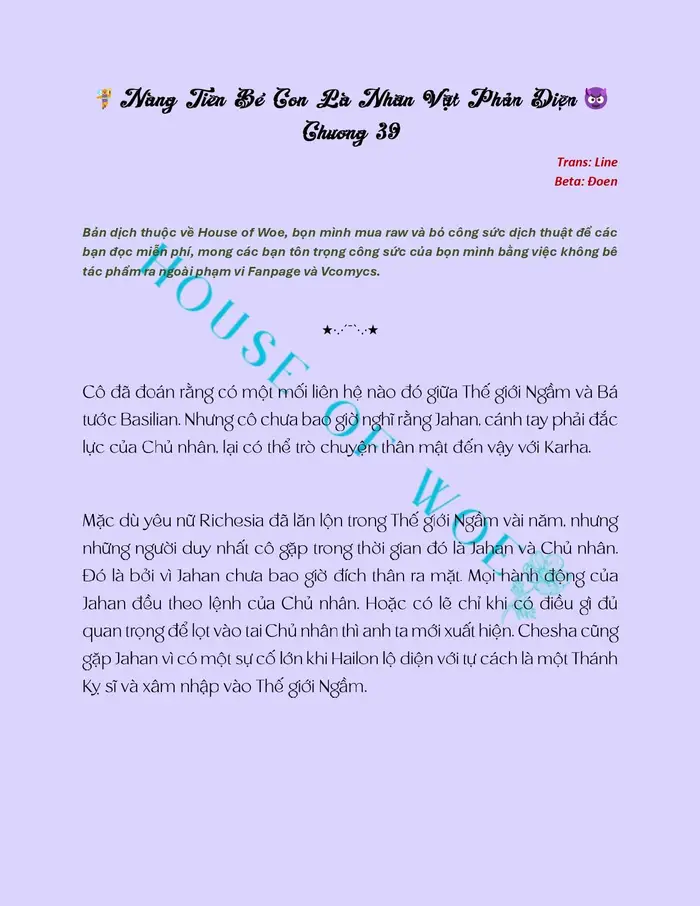[NOVEL] NÀNG TIÊN BÉ CON LÀ NHÂN VẬT PHẢN DIỆN - Chap 39 Ảnh 2