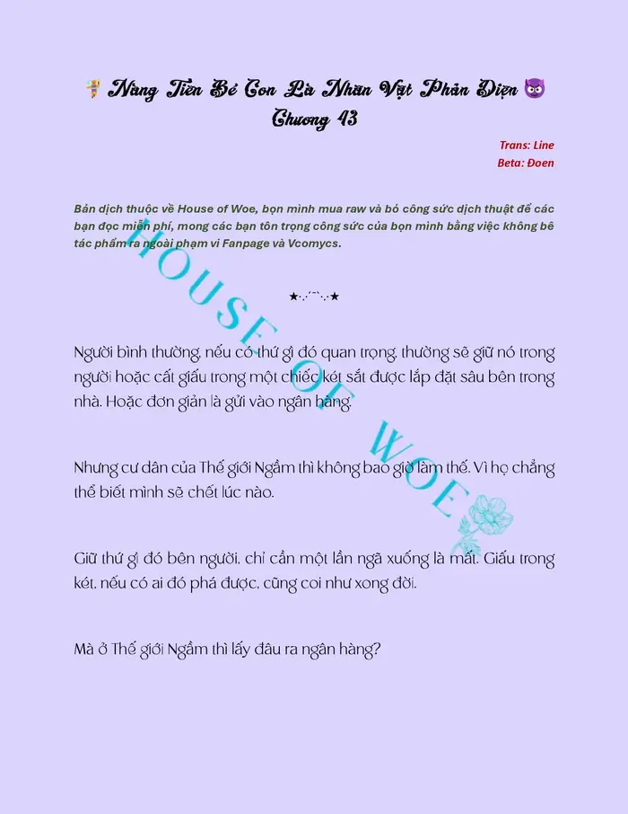[NOVEL] NÀNG TIÊN BÉ CON LÀ NHÂN VẬT PHẢN DIỆN - Chap 43 Ảnh 2