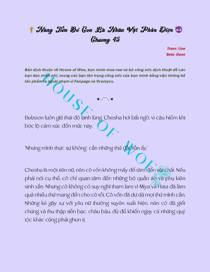 [NOVEL] NÀNG TIÊN BÉ CON LÀ NHÂN VẬT PHẢN DIỆN - Chap 45 Ảnh 2