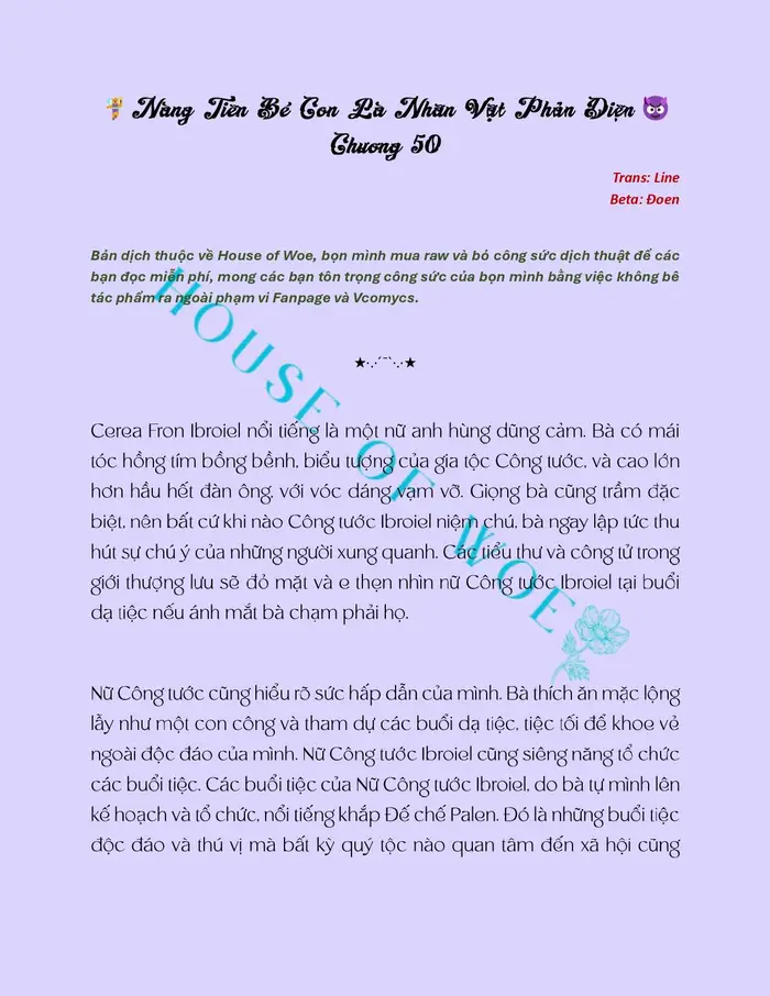 [NOVEL] NÀNG TIÊN BÉ CON LÀ NHÂN VẬT PHẢN DIỆN - Chap 50 Ảnh 2