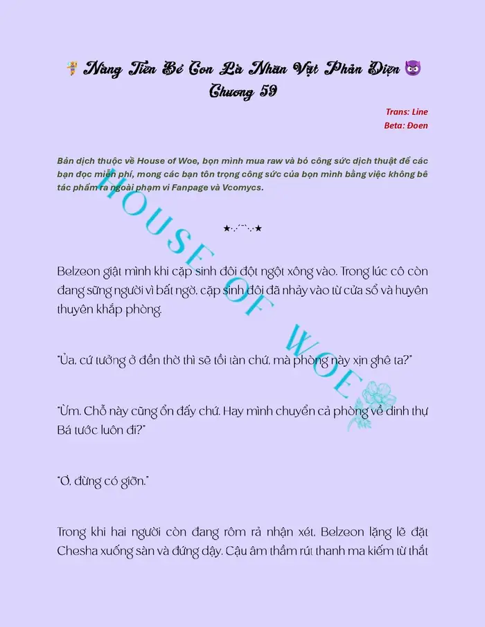 [NOVEL] NÀNG TIÊN BÉ CON LÀ NHÂN VẬT PHẢN DIỆN - Chap 59 Ảnh 2