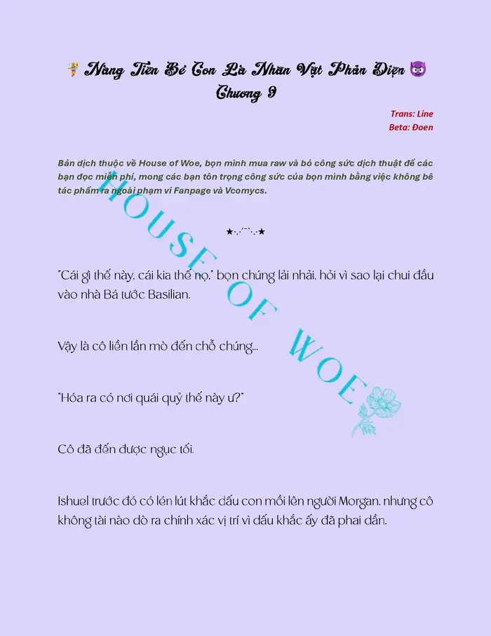 [NOVEL] NÀNG TIÊN BÉ CON LÀ NHÂN VẬT PHẢN DIỆN - Chap 9 Ảnh 2